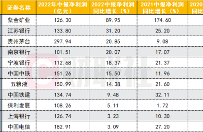 业绩增长王上半年净利暴增277倍！两大行业上半年最赚钱 一文速览2022年A股中报