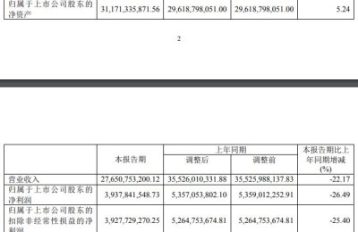 中国中免：上半年净利润39.38亿 同比下降26.49%