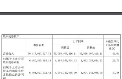 隆基绿能：上半年净利润64.8亿 同比增长29.79%