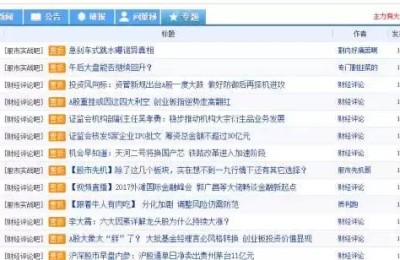中国股票论坛(中国股票论坛排行榜)