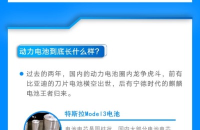 一图看懂：新能源汽车动力电池到底长啥样？买车选三元锂还是磷酸铁锂电池？