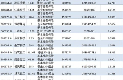 养老金股票(养老金股票哪个是龙头股)